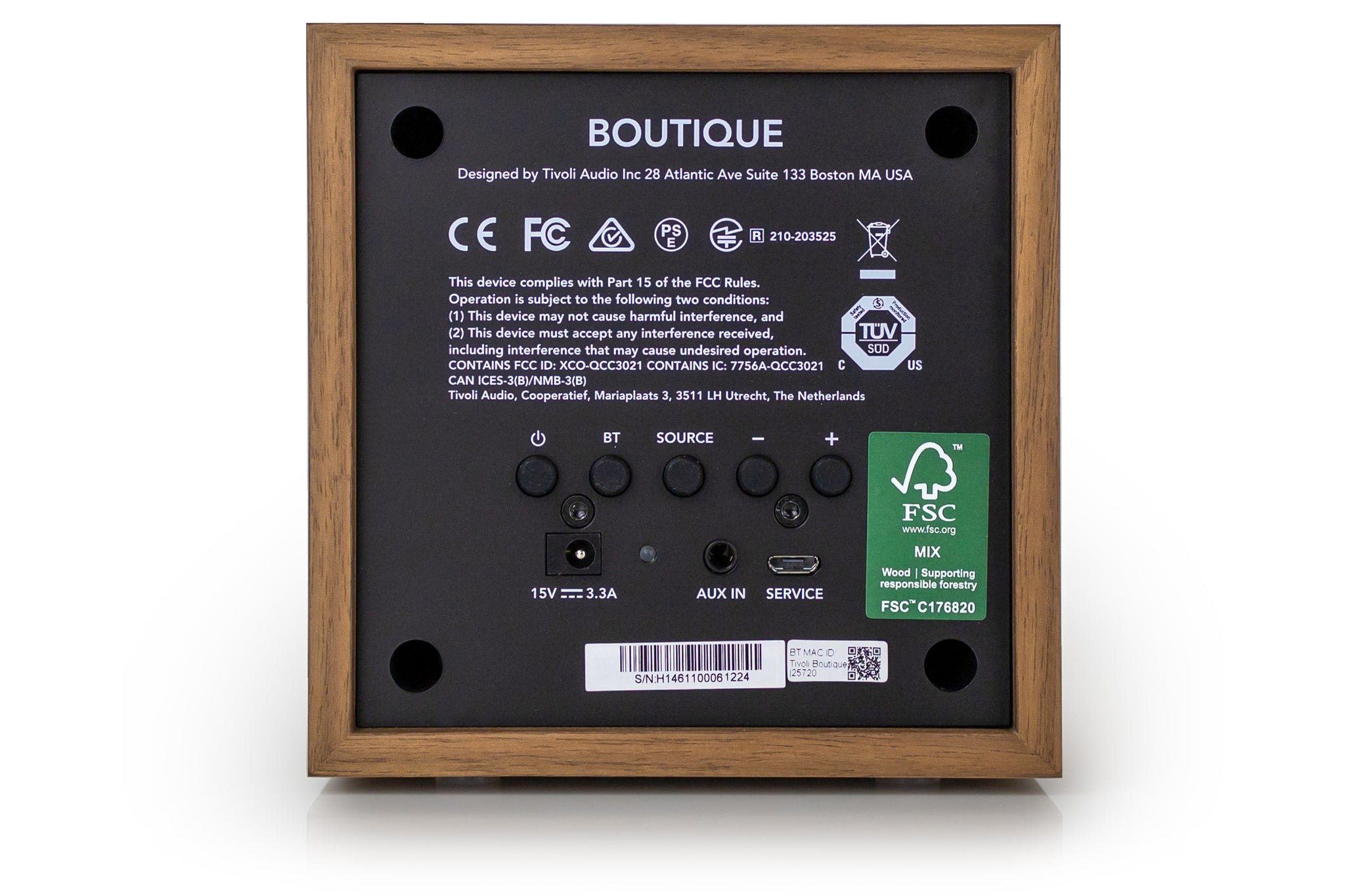Tivoli　Audio Boutipue ワイヤレススピーカー ブラック Boutique – Tivoli Audio